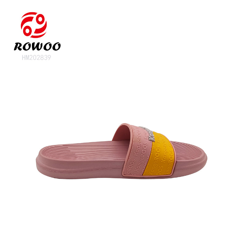 Custom Pool Sandal With Logo Beach Slides Outdoor Women