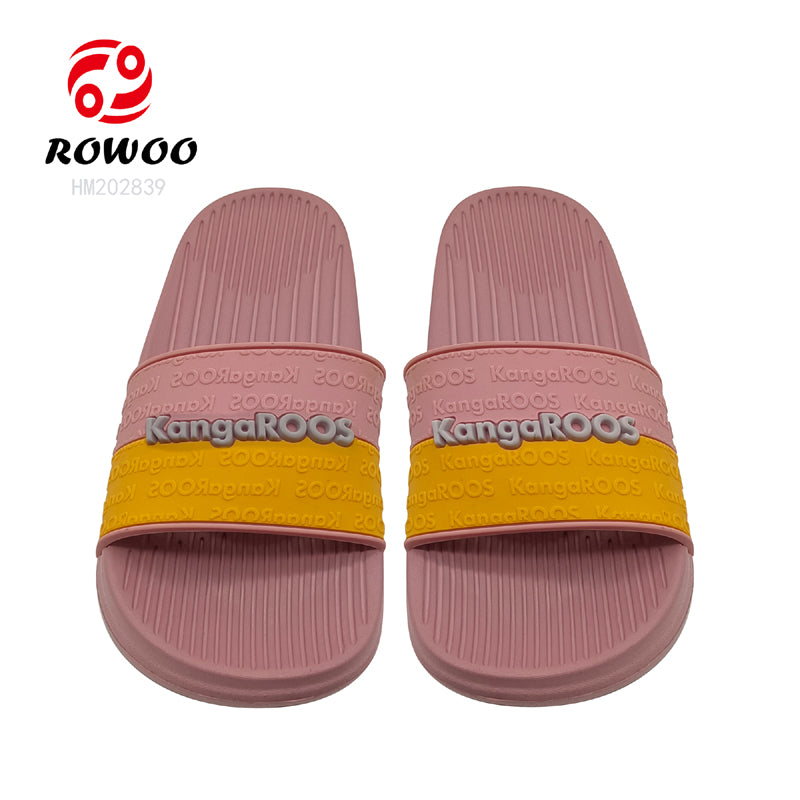 Custom Pool Sandal With Logo Beach Slides Outdoor Women