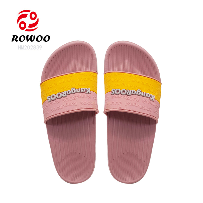 Custom Pool Sandal With Logo Beach Slides Outdoor Women