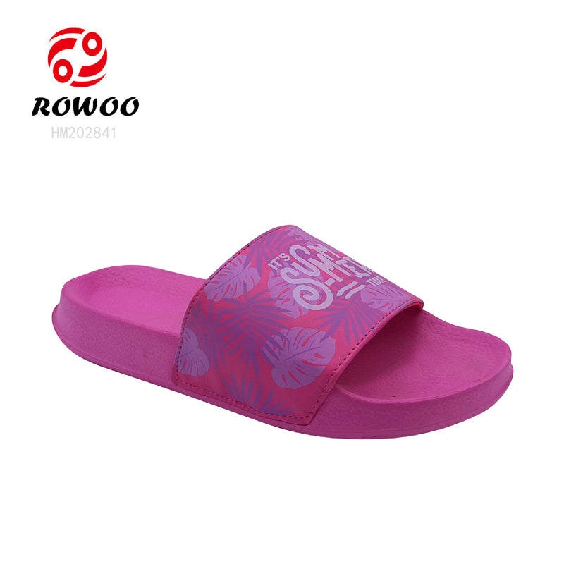 Eco Friendly Custom Slide Slippers Oem Logo Sandals