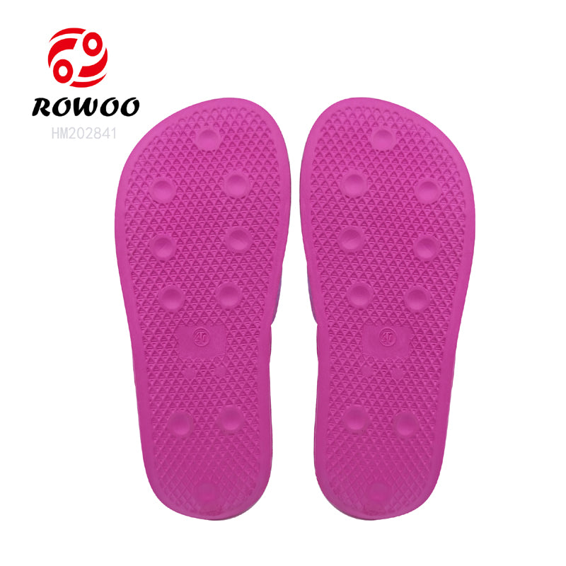 Eco Friendly Custom Slide Slippers Oem Logo Sandals