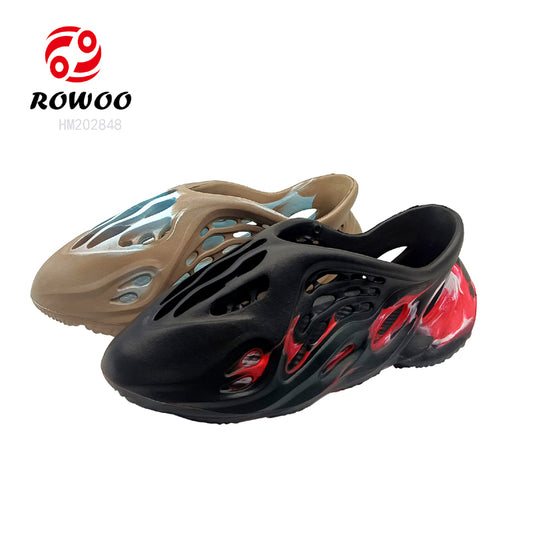 Factory Men EVA Garden Sandals Printing Logo Slipper Shoes Fishmen Sandals Beach Slippers