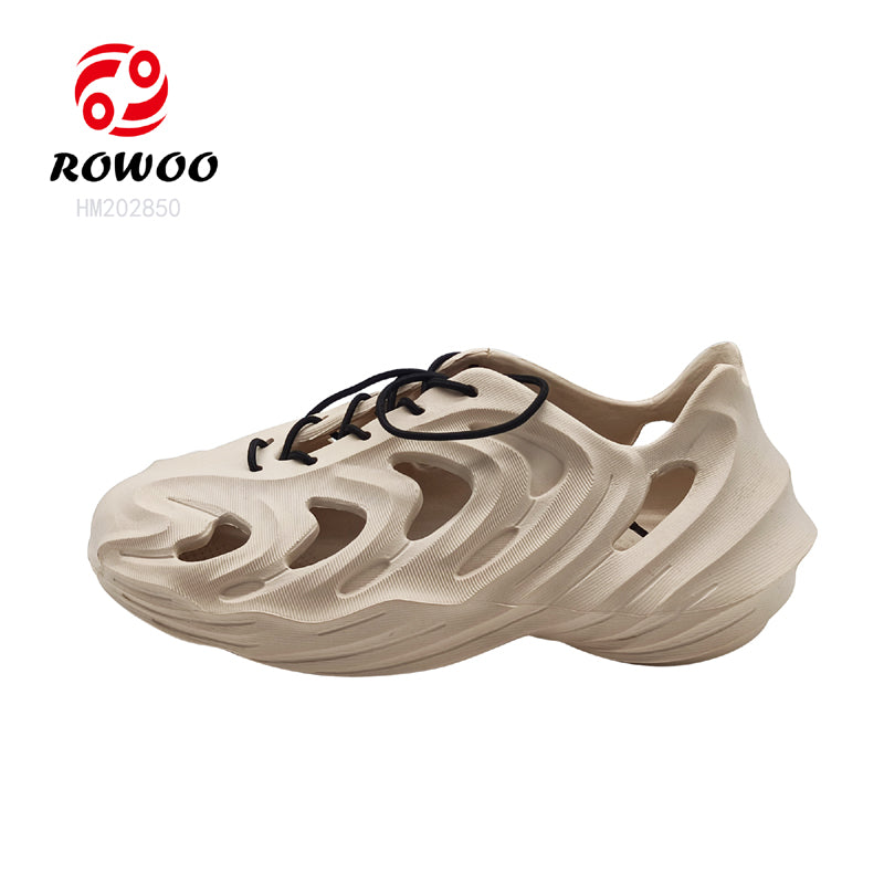 Wholesale High Quality Factory Man Foam Thick Clogs Slippers Men Mules Lace Shoes Sport Sandals