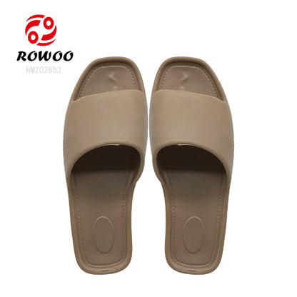 EVA Injection Platform Flat Sole Women Slide slippers summer color Beach sandal
