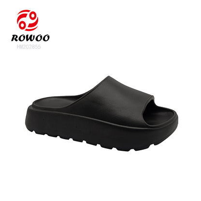Solid Men EVA Slipper Sandals Open Toe Breathable Slide Shoes Anti-slip Thick Bottom Sandals for Men