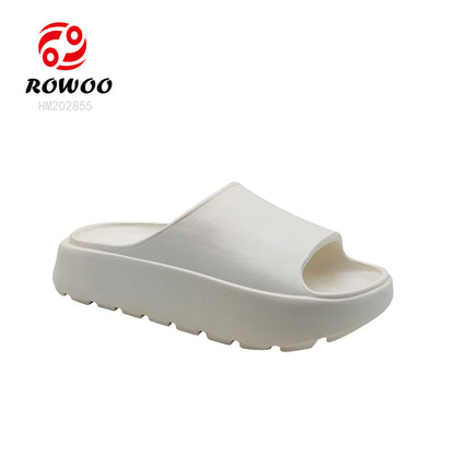 Solid Men EVA Slipper Sandals Open Toe Breathable Slide Shoes Anti-slip Thick Bottom Sandals for Men