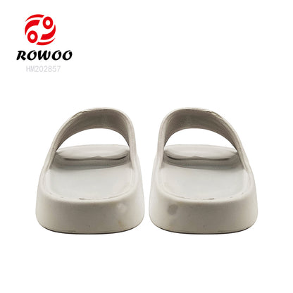 New Designer Logo Custom Unisex EVA Rubber Sole Slides Unisex