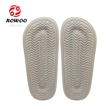 New Designer Logo Custom Unisex EVA Rubber Sole Slides Unisex