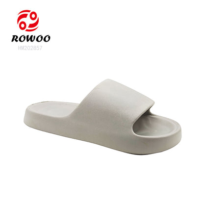 New Designer Logo Custom Unisex EVA Rubber Sole Slides Unisex