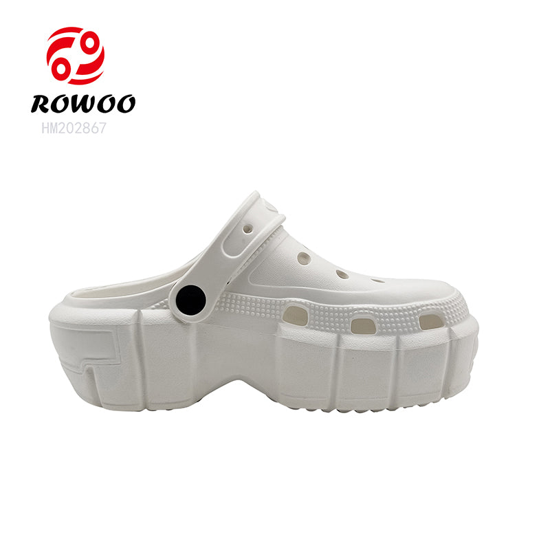 Wholesale Fashion Platform Mule Shoes Casual Pretty Outdoor Women's Clog