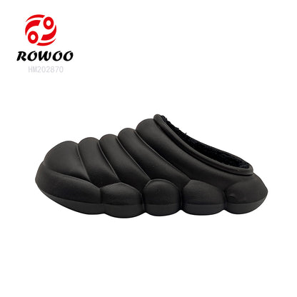 Wholesale Factory customized processing insoles for clogs mules fur shoe warm winter sandals