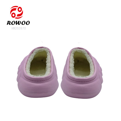 Wholesale Factory customized processing insoles for clogs mules fur shoe warm winter sandals