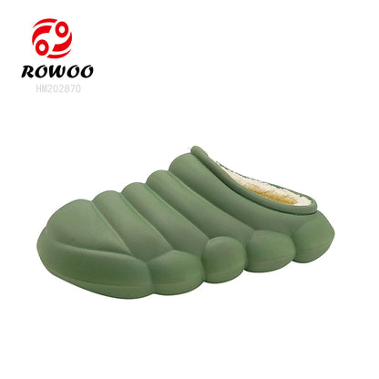 Wholesale Factory customized processing insoles for clogs mules fur shoe warm winter sandals