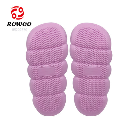 Wholesale Factory customized processing insoles for clogs mules fur shoe warm winter sandals