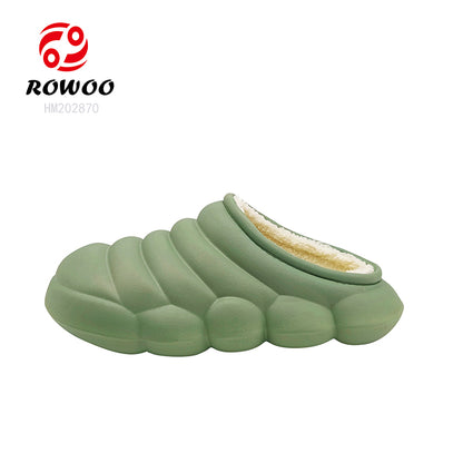 Wholesale Factory customized processing insoles for clogs mules fur shoe warm winter sandals
