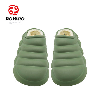 Wholesale Factory customized processing insoles for clogs mules fur shoe warm winter sandals