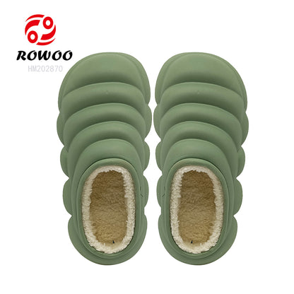 Wholesale Factory customized processing insoles for clogs mules fur shoe warm winter sandals