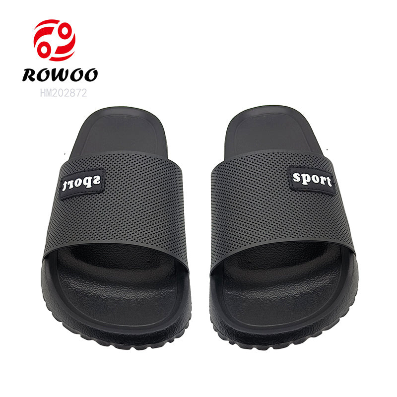 Custom Logo Printed Slides Footwear Men Sport Outdoor Sublimation Sport Slippers