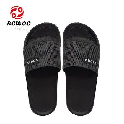 Custom Logo Printed Slides Footwear Men Sport Outdoor Sublimation Sport Slippers