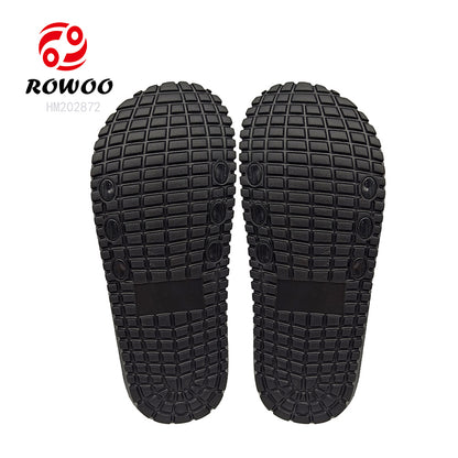 Custom Logo Printed Slides Footwear Men Sport Outdoor Sublimation Sport Slippers