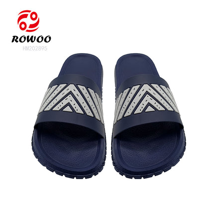 Wholesale slide slippers custom logo for men design EVA