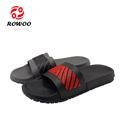 Wholesale slide slippers custom logo for men design EVA