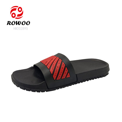 Wholesale slide slippers custom logo for men design EVA