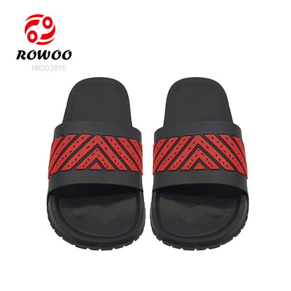 Wholesale slide slippers custom logo for men design EVA