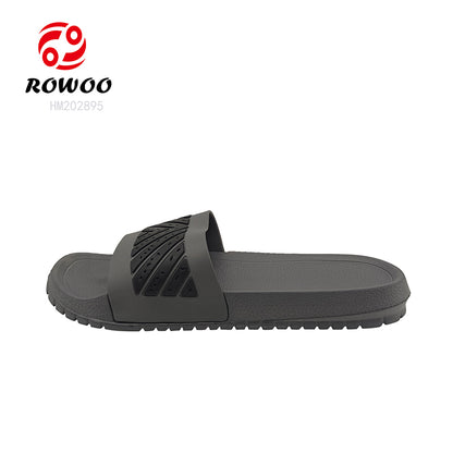 Wholesale slide slippers custom logo for men design EVA