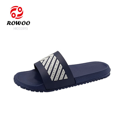 Wholesale slide slippers custom logo for men design EVA
