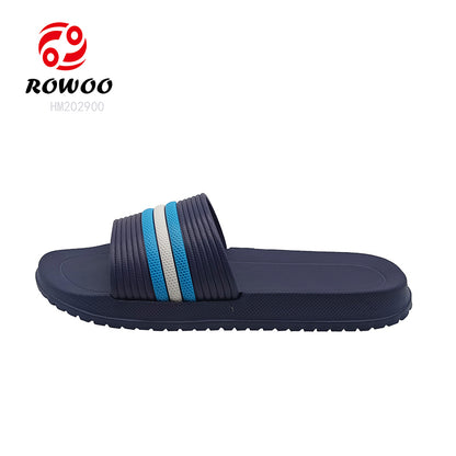 Wholesale Non-Slide Male Slippers Beach Flat Shoes Slides