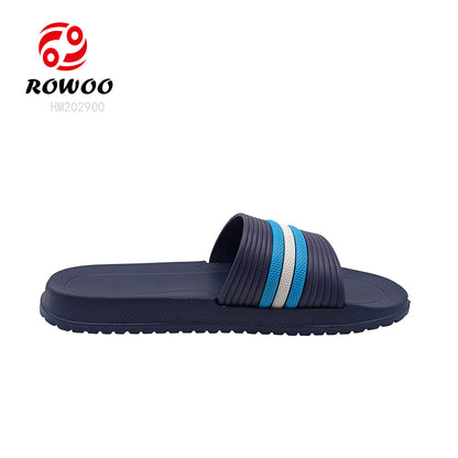 Wholesale Non-Slide Male Slippers Beach Flat Shoes Slides