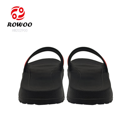 Wholesale Non-Slide Male Slippers Beach Flat Shoes Slides