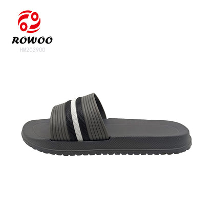 Wholesale Non-Slide Male Slippers Beach Flat Shoes Slides