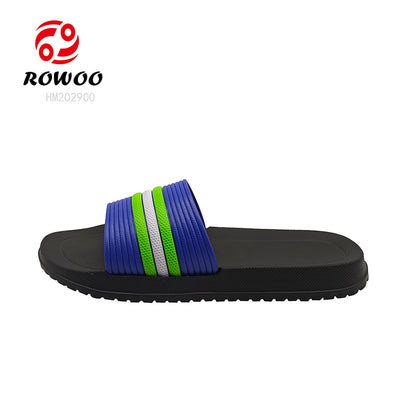 Wholesale Non-Slide Male Slippers Beach Flat Shoes Slides