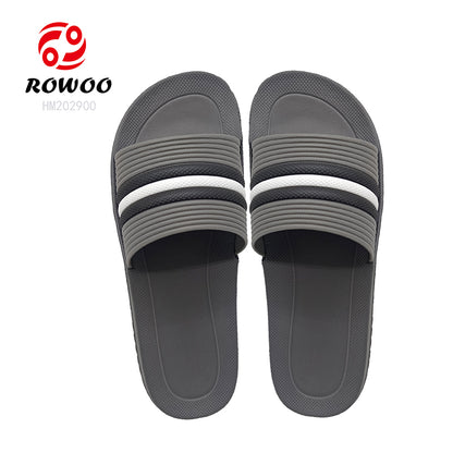 Wholesale Non-Slide Male Slippers Beach Flat Shoes Slides