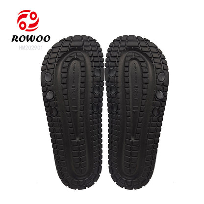 Wholesale Customizable Mens EVA Slippers Pool Slides Black