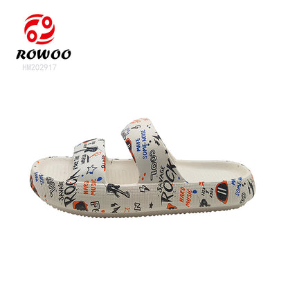 Printing EVA Sandals Fashion Lightweight Slides Shoes Summer Slipper Footwear Wholesale Price