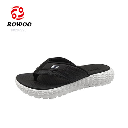 2024 Summer Collection Men's Fashion EVA Flip-Flops Non-Slip Cool Household Bathroom Slippers Wholesale Slide Slippers