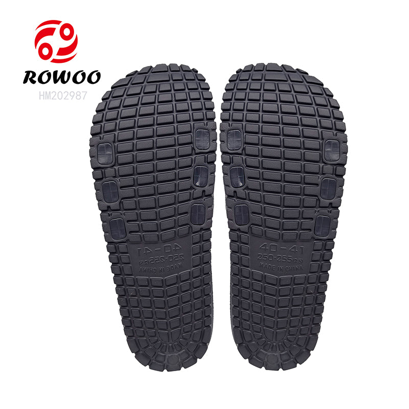 Custom Sandals With Logo Women 3D EVA Embossed Printed Button decoration
