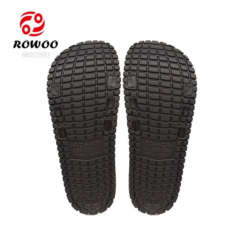 Custom Sandals With Logo Women 3D EVA Embossed Printed Button decoration