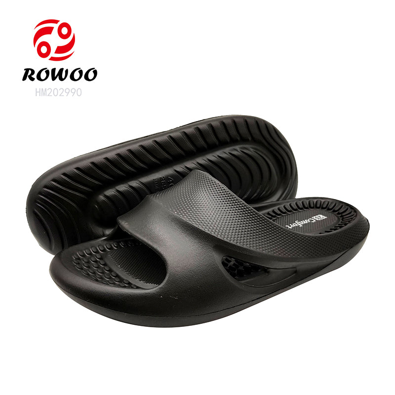 Men's and Women's Open Toe Massage Foam Bathroom Slippers