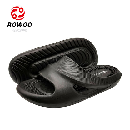 Men's and Women's Open Toe Massage Foam Bathroom Slippers