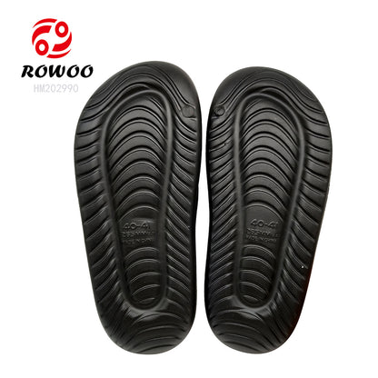 Men's and Women's Open Toe Massage Foam Bathroom Slippers