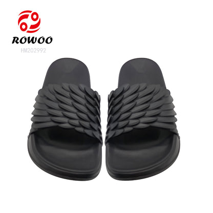 New Design Wing Slippers Men Outdoor Casual Slides Shoes EVA Sole Customized Footwear