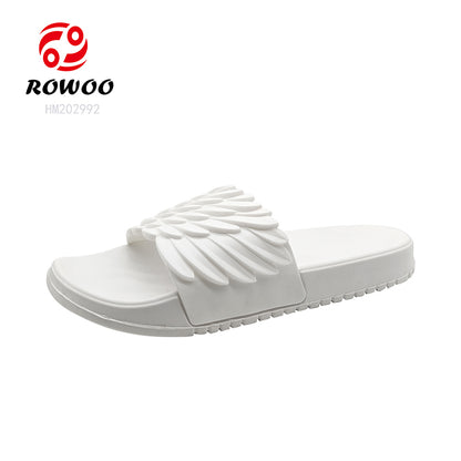 New Design Wing Slippers Men Outdoor Casual Slides Shoes EVA Sole Customized Footwear