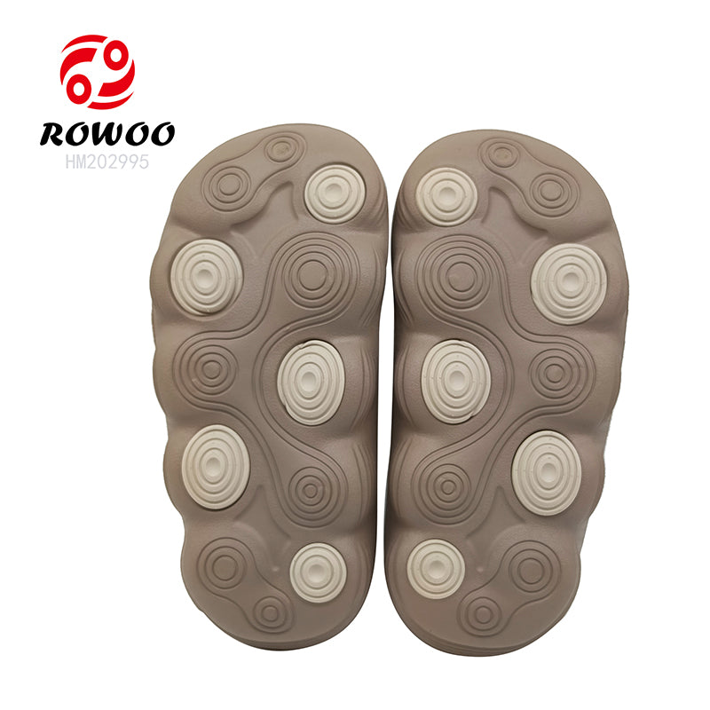 Wholesale Lightweight Thick Sole Custom EVA Injection Bathroom Shoes