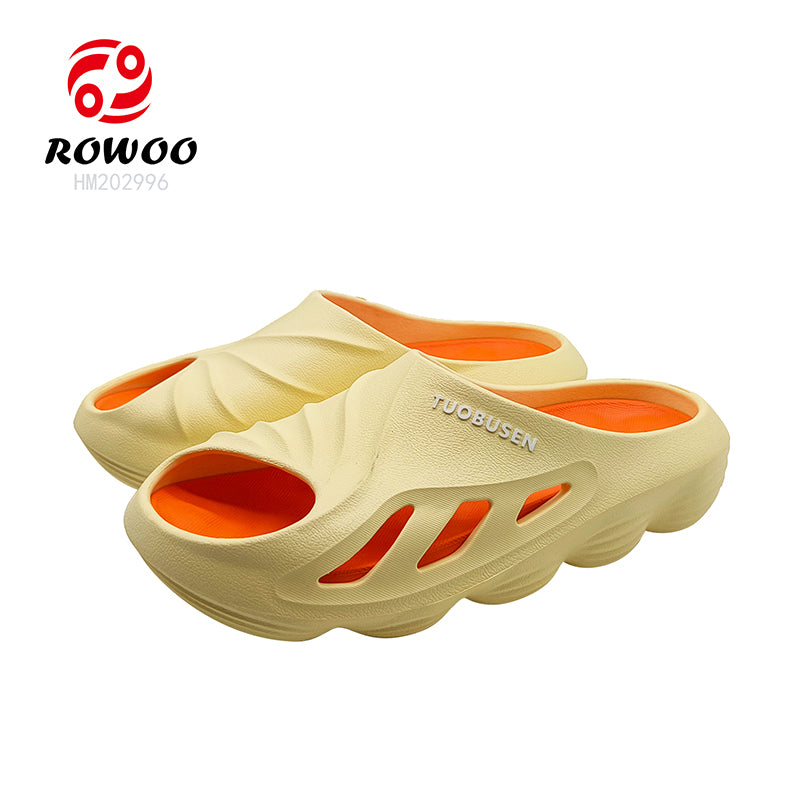 Wholesale Lightweight Thick Sole Custom EVA Injection Bathroom Shoes