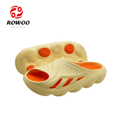 Wholesale Lightweight Thick Sole Custom EVA Injection Bathroom Shoes