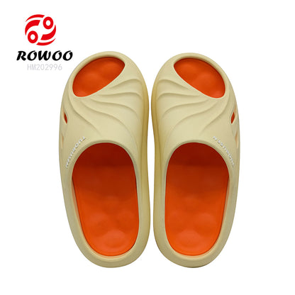Wholesale Lightweight Thick Sole Custom EVA Injection Bathroom Shoes